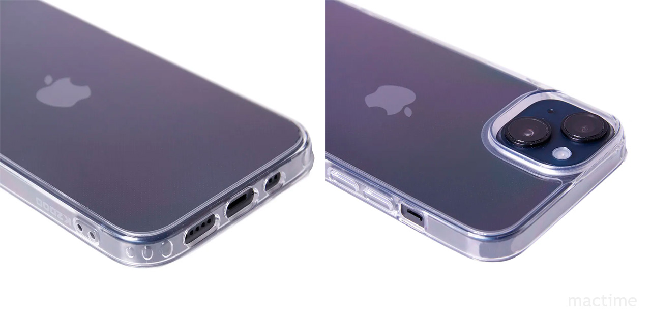 Прозрачный чехол-накладка K-DOO Guardian для iPhone 15
